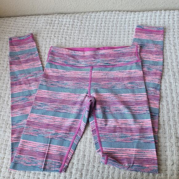 Ivivva By Lululemon Athletic Multicolor Leggings Girls Size 12 - Picture 3 of 9